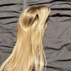 Clio 18inch heat friendly synthetic hair topper